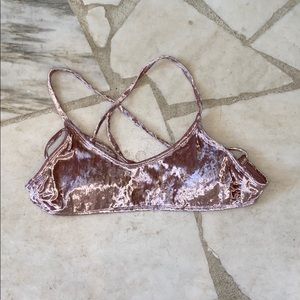 Pink Velvet swimsuit